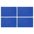 thumbnail image 1 of Uxcell Paquete de 4 Parches Rectangulares Bordados de Color Sólido Azul, 3.1" x 2" Parches en Blanco para Banderas DIY para Ropa, 1 of 6