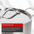 thumbnail image 3 of Lagostina Academy Clad 5-PLY Stainless Steel 12-Piece Cookware Set, 3 of 5