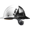 thumbnail image 2 of Lift Safety Hard Hat Dax Fifty50 White/black Carbon Full Brim, 2 of 6