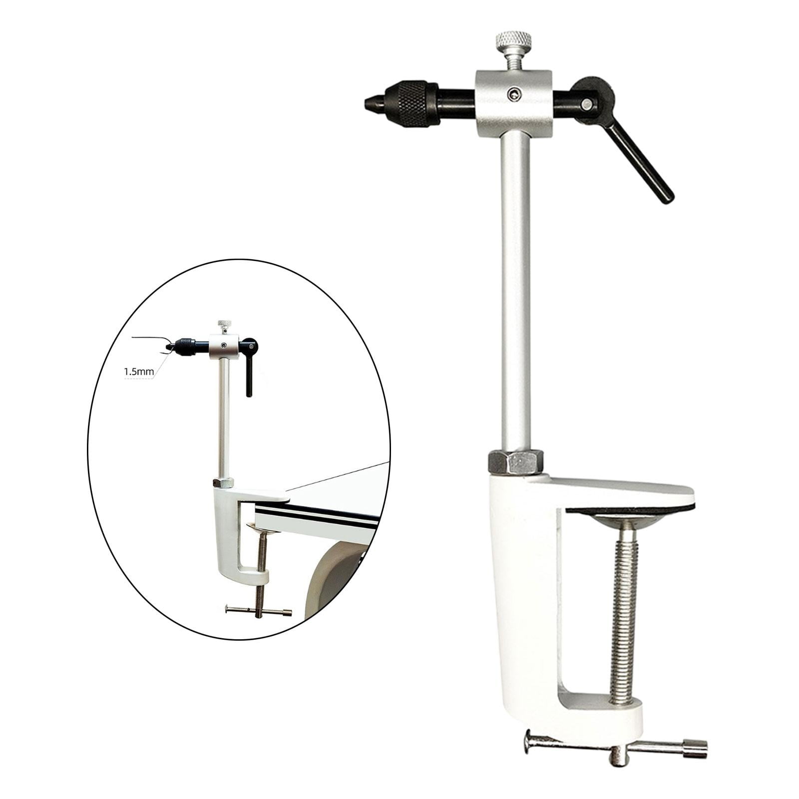 SunniMix Fly Tying Vise Accessory Making Fishing Hook Tying Vise Metal Spare 24.5cm Rotatable