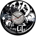 thumbnail image 2 of Artist Vinyl Record Wall Clock Retro style Wall clock Silent Home Decor Unique Art Special Home Accessories Creative Personality Gift, 2 of 8