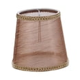 thumbnail image 4 of Pantalla de hilo de red para lámpara de mesa, iluminación de sombra, cubierta antipolvo, accesorio moderno de mano de obra fina para lámparas de pared Café, 4 of 10