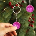 thumbnail image 4 of WEGFTDUOP Ball Keychain Holiday Gift Box Ball Bag Car Key Ring Pendant Christmas Holiday Products, 4 of 6