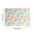 thumbnail image 2 of WNEXOPE Easter Cotton Napkin - Festive Design with Easter Eggs and Floral Motifs, Aesthetic and Practical for Family Dinners and Celebrations, 2 of 6