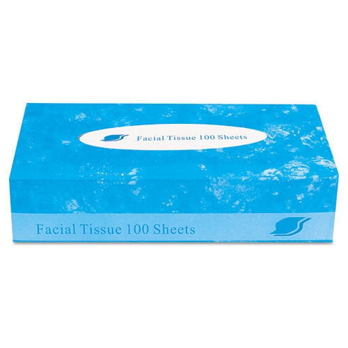 100-Sheet Boxed 2-Ply Facial Tissue - White (30 Packs/Carton)