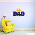thumbnail image 1 of Custom Decals Dad Wall Art Size: 12 X 12 Inches Color: Multi, 1 of 1