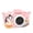 Pink, variant on Childrens Digital Camera 5MP High Resolution Lightweight Ergonomic Grip Creative Photo Effects Suitable For Toddlers