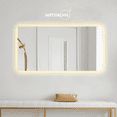 thumbnail image 2 of Espejo Rectangular Con Luz Led Cálida 30x60 Cm Decoración Hogar, 2 of 6