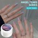 thumbnail image 3 of Esmalte de uñas con forma de ojo de gato y lágrimas azules 2024, nuevo brillo, uñas con cuentas de vidrio blancas, 05, río de estrellas rosa, 3 of 5