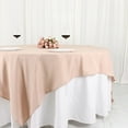 thumbnail image 5 of BalsaCircle 90" x 90" Square Polyester Tablecloth Nude, 5 of 8