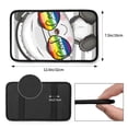 thumbnail image 3 of Bingfone Car Four-Season Universal Armrest Box Mat,Car Armrest Seat Cover Soft Leather Waterproof Armrest Cover Center Console Mat-Panda With Sun Glasses, 3 of 7