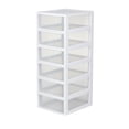 thumbnail image 1 of Sterilite 16 Quart Clear Plastic Stacking Storage Drawer Container Box, 6 Pack, 1 of 11