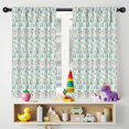 thumbnail image 5 of Blackout Kids Curtains,Light Blue Christmas Tree Pattern Childrens Insulated Curtains Set Of 2,Bedroom Essentials,Toddler Room Decor 42"x54", 5 of 5