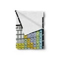 thumbnail image 2 of Chemistry Soft Flannel Fleece Throw Blanket, Periodic Table of Elements School Theme Educational Science Class Composition, Cozy Plush for Indoor and Outdoor Use, 60" x 80", Multicolor, by Ambesonne, 2 of 5