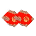 thumbnail image 3 of Zentra Papier de Riz Rouge Chinois Xuan Doufang Année du Cheval Décoration DIY Calligraphie 45cmx45cm, 3 of 10