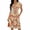 Z180 Orange, variant on Womens Floral Print Summer Dresses V Neck Short Ruffle Sleeve Button Down A-Line Midi Dress High Waisted Flowy Boho Sundress with Pockets Orange,S