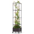 thumbnail image 1 of Costway 1 PCS Jardinière Surélevée de 67 Pouces avec Bac à Plantes et Treillis Hauteur Ajustable, 1 of 10
