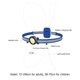 thumbnail image 2 of Luces De Marcha Running Chest Light LED Safety Headlamp impermeable para acampar trotar (azul), 2 of 7