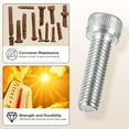 thumbnail image 4 of Uxcell Socket Head Cap Screw M2-0.4x20mm 100Pcs 304 Stainless Steel Allen Socket Drive Metric, 4 of 6