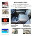 thumbnail image 2 of Auto Console Covers- Fits the Ford F-350 Super Duty 2017-2022 (5 passenger truck with front Bucket Seats) Center Console Armrest Lid Cover Fleece Fabric Made in the USA Taupe, 2 of 2