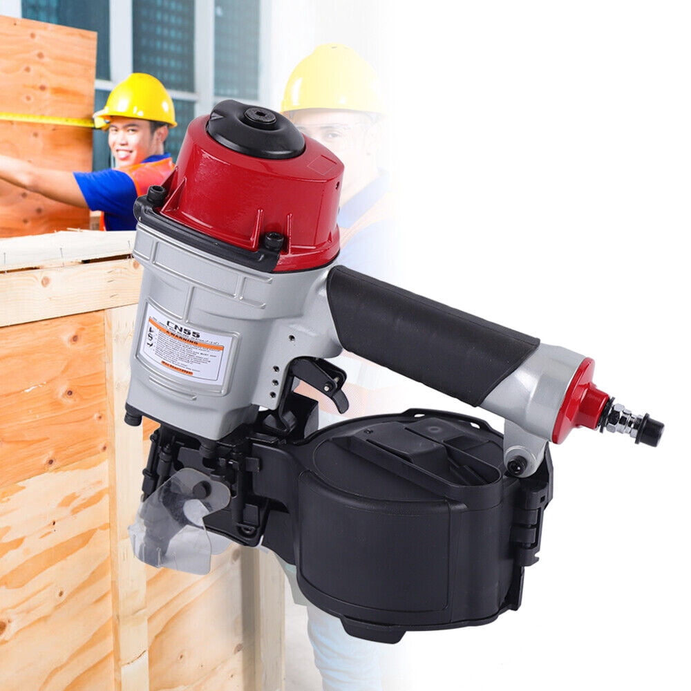 CN55 Air Nailer Coil Nailer Wooden Pallets Wooden Houses Fence Air Nail Gun Tool