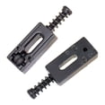 thumbnail image 4 of 6 uds puente de guitarra sillín guitarra eléctrica cuerda parte accesorio negro shamjiam Silla de montar del puente de la guitarra eléctrica, 4 of 5