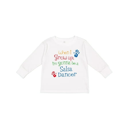 

Inktastic Salsa Dancer Future Boys or Girls Long Sleeve Toddler T-Shirt