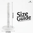 thumbnail image 5 of Radicaln Marble Paper Towel Holder 12.5 inch White Towel Stand for Bathroom and Kitchen, Premium Handmade Countertop Towel Holder, Elegant and Durable Design, 5 of 8