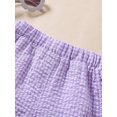 thumbnail image 6 of YASUTNKS Toddler Girl Summer Shorts Palid Pattern Lotus Edge Cute Casual Fashion Comfortable Soft Shorts, 6 of 9