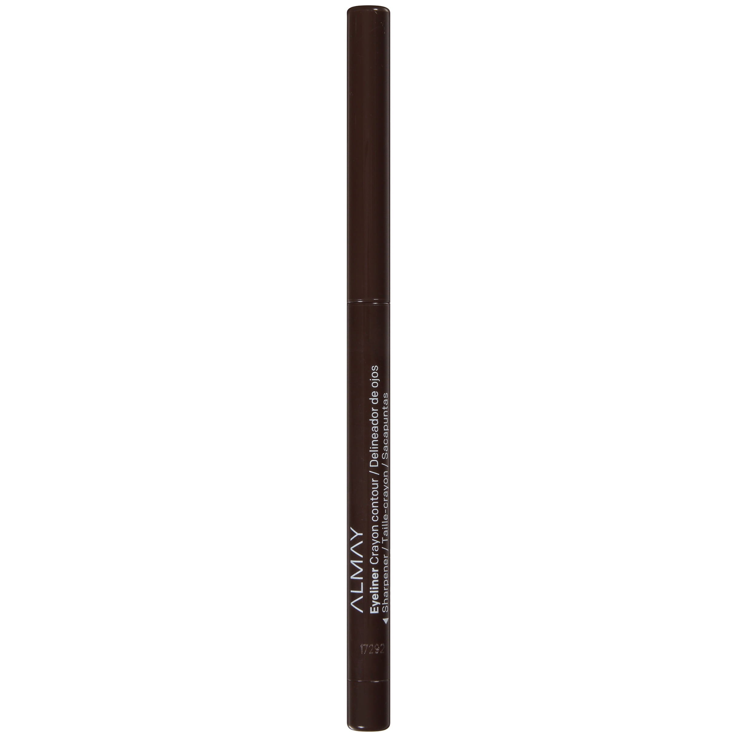 Almay Eyeliner Pencil, Hypoallergenic, Cruelty Free, Oil Free, Fragrance Free, Ophthalmologist Tested, Long Wearing and Water Resistant, with Built in Sharpener, 207 Brown, 0.01 oz