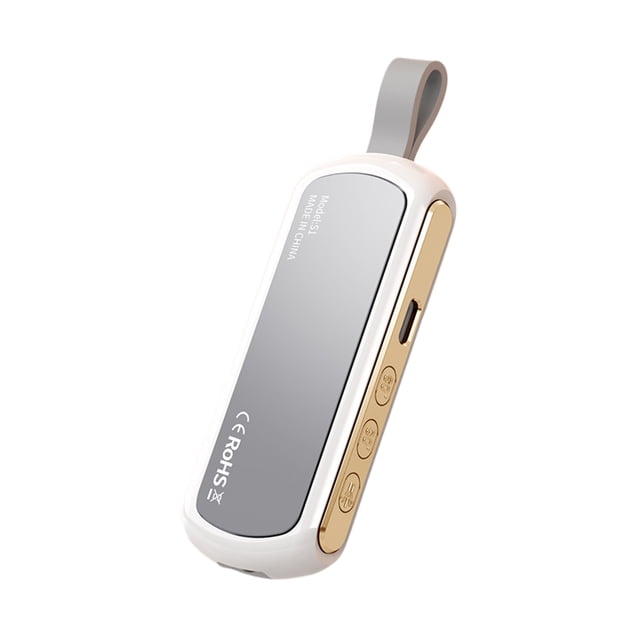 Xingzhi Solid Sound Transmission Bluetooth 2 Speaker For Drug-Free Sleep 10 Hours Of Continuous Playback white gold