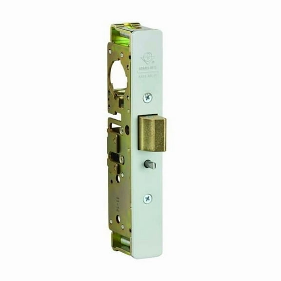 Adams Rite 490035101628 Heavy Duty Deadlatch 1.125 in. Left Hand with 4.062 in. Clear Anodized Aluminum Flat Mortised Strike