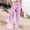 Hot Pink, variant on WXLWZYWL Womens Trousers Wide Leg High Waist Loose Fit Trousers Pants for Women Linen High Cut Summer Fall Trousers Pants 2024