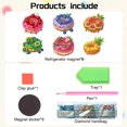 thumbnail image 3 of Pegatinas para Nevera 6 Uds. Acrílico Forma Especial Donut Manualidades Regalo Fiesta, 3 of 9