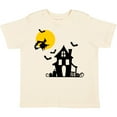 thumbnail image 3 of Inktastic Halloween Haunted House Witch and Bats Boys or Girls Toddler T-Shirt, 3 of 5