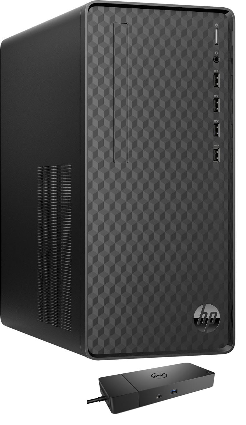 HP M01 F3214 Home/Business Desktop (AMD Ryzen 3 5300G 4-Core, AMD ...