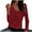 Wine, variant on HAiming Women's Long Sleeve Knitted Jumper Slim Trendy V Neck Knot Pullover Tops 2025 Fall Winter Casual Sweater