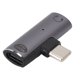 thumbnail image 5 of USB C Al Adaptador De Cargador De Auriculares, Aleación De Aluminio USB C Macho A 3,5 Mm Hembra, 100W PD 20V5A, Chip DAC, Control De Volumen Compatible Con PD QC 100W 65W 45W, 5 of 7