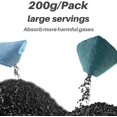 thumbnail image 2 of Charcoal Bags Odor Absorber (3x200g) Activated Air Purifying Bags Charcoal Odor Eliminating Bags for Home & Car Shoes, Closet, Pet -3 PACK, 2 of 4