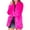 Hot Pink Jacket Coat Women, variant on Women's Faux Fur Jacket Mid Length Loose Fluff Soft Warm Fleece Dressy Winter Heavyweight Sweater Pea Coat Pink Jacket Coat Women Size 4X-Large