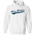 thumbnail image 2 of San Diego Baseball Script - Hometown Pride, Pitcher Hoodie - Small - White, 2 of 6