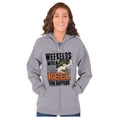 thumbnail image 4 of Fishing Weekend When Reel Fun Happens Zip Up Hoodie Men's Women's Brisco Brands S, 4 of 6