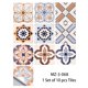 thumbnail image 3 of Juego de 10 piezas de azulejos de mármol crema esmerilado, adhesivos para pared, suelo, cocina, baño, renovación del hogar, papel tapiz antideslizante, calcomanías de pared beige, 3 of 5