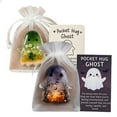 thumbnail image 2 of Halloween Pocket Hug Ghost Card with Mini Charm,Inspirational Comfort Ghost, Emotional Support Token & Encouragement Gift for Friends, Small Decorative Keepsake Halloween Ghost Ornament Card Gift, 2 of 9