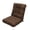 Brown, variant on Outdoor Chair Cushions Set of 2, 42x21x4 Inch Patio Cushion for Dining/Rocking Chairs, High Back Soft Seat Pad with Ties Beige