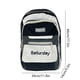 thumbnail image 3 of Backpack para colegio, deportivo, color blocking, para adolescentes, estudiante, computadora, resistente al agua, diurno viajero, ajustable, portátil, material de cuero, uso en casa, 3 of 5
