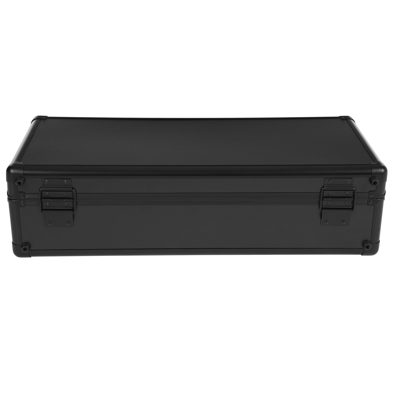 6-Row Slot Card Collection Box, Black Handle Design 33.07Lbs Load Capacity Case for Home Office Dormitory