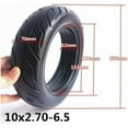 thumbnail image 4 of Neumáticos sin cámara para patinete eléctrico de 10 pulgadas, 10x2,70-6,5 y 10x2,75-6,5, compatibles con H-Road Ready, 70/65-6,5, repuestos universales, 4 of 6