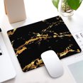 thumbnail image 1 of 22cm*18cm*0.3cm Mouse Pad Rubber + Cloth Marble Pattern Non-slip Game Pad, 1 of 8