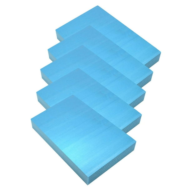 5 láminas de espuma, en blanco, para manualidades y modelado DIY. Tablero de espuma XPS. 29x20x3.8CM